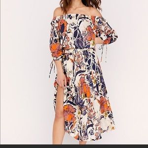 Free People Shasta Top and Midi Skirt Set